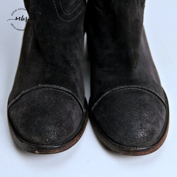 J. Crew Brewster Suede Mid Calf Boots - Picture 9 of 14